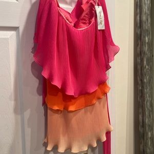 Vici doll strapless ruffle dress